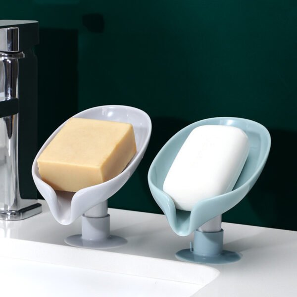 Soap Dish Soap Shelf Drain Free Perforation Vertical Soap Rack - Image 9