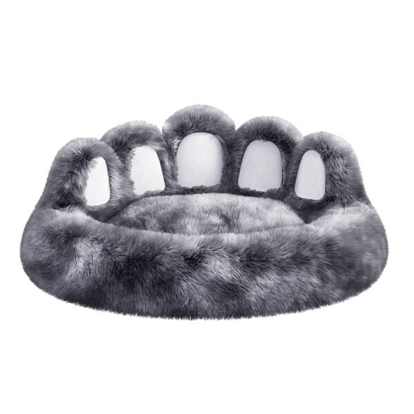 Cute Dog Bear Paw Shape Dog Bed, Dog Beds & Furniture For Small And Medium Dogs, Cozy Plush Cute Cat Beds For Indoor Cats - Image 2