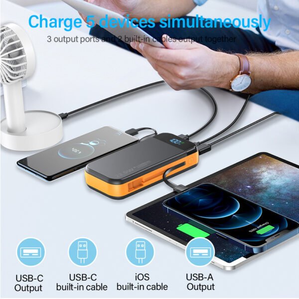 Comes With A 2-wire Digital Display Super Fast Charging Power Bank - Image 6