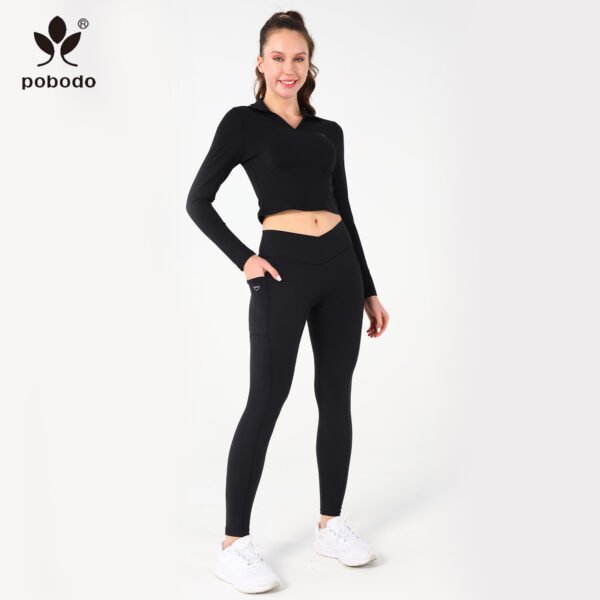 V-waist Ankle Pants - Image 2