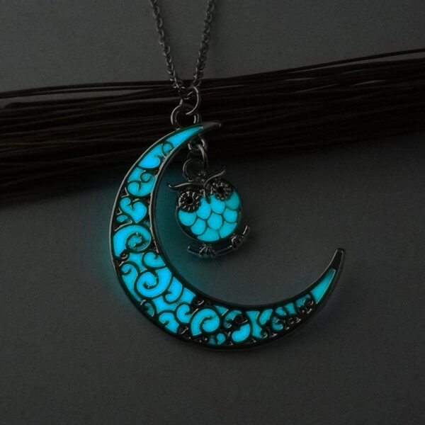 Glowing Pendant Necklaces Silver Plated Chain Necklaces - Image 10