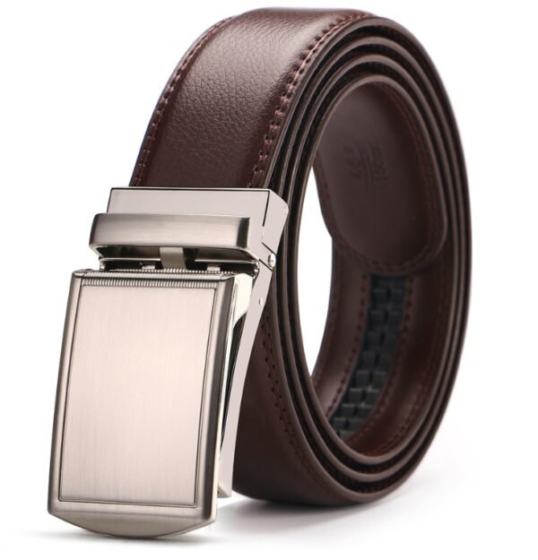 Adjustable Holeless Leather Belts - Image 5