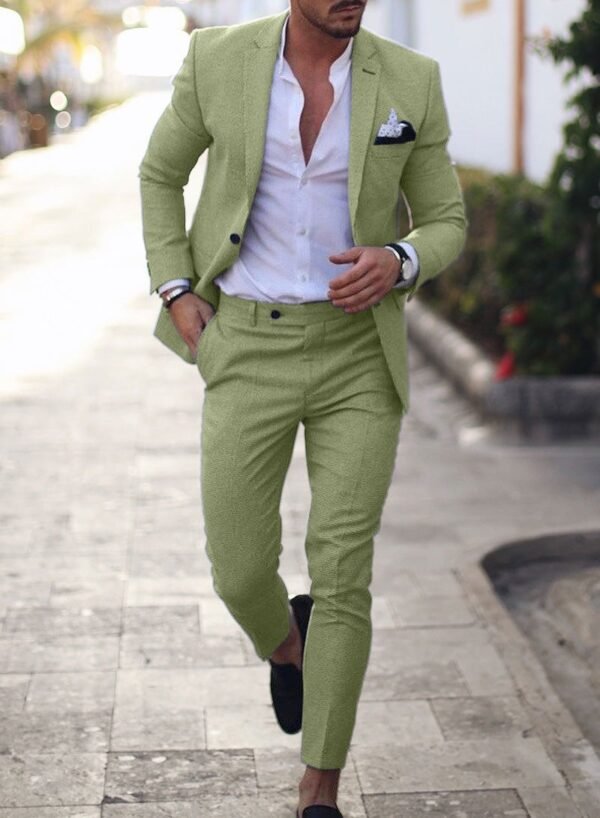 Men's Plus Size Two-piece Suit - Image 8