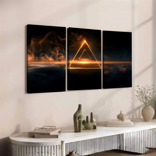 POD Customization - Modern Art Trilogy -Living Room Decoration - Image 5