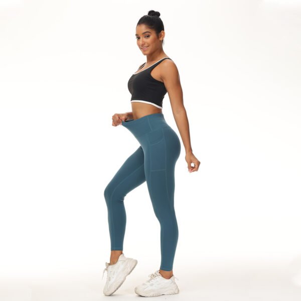 Adding Velvet In Winter Pocket Ankle Pants - Image 4