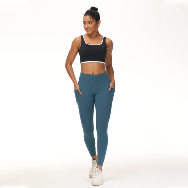 Adding Velvet In Winter Pocket Ankle Pants - Image 2