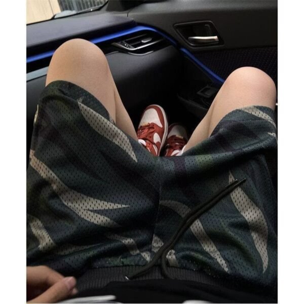 Camouflage Mesh Shorts For Men - Image 3