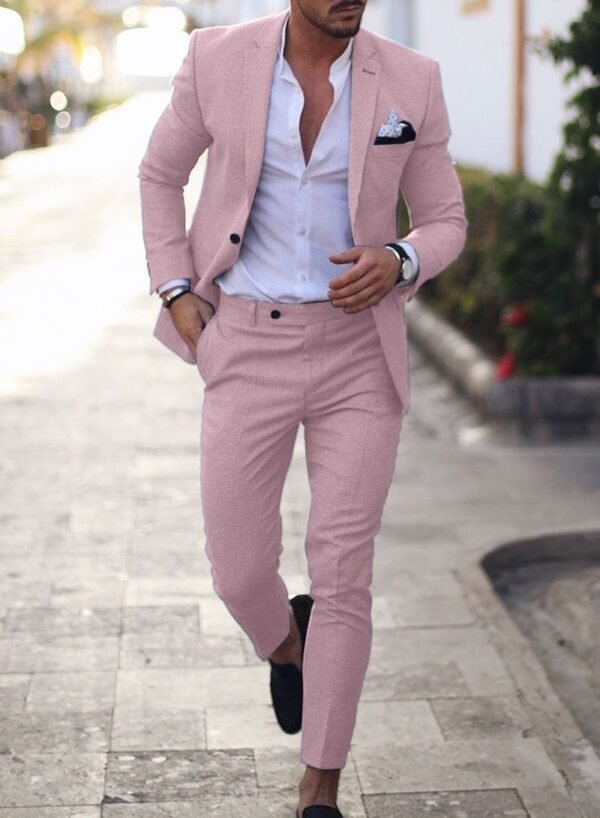 Men's Plus Size Two-piece Suit - Image 6