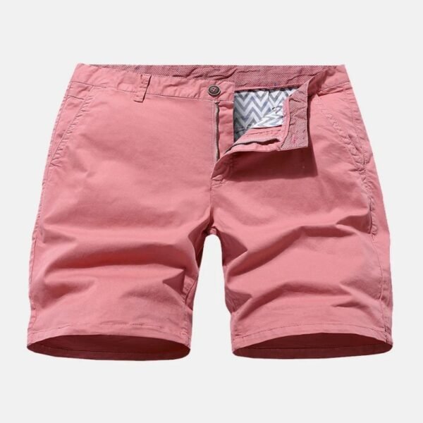 Printed Workwear Loose Casual Men's No Belt Shorts