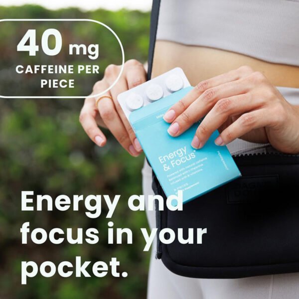 Energy Caffeine Nootropics Mints For Energy & Focus - Sugar-Free With L-theanine, Caffeine, Vitamin B12 & Vitamin B6 - Image 7