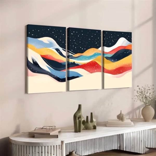 POD Customization - Modern Art Trilogy -Living Room Decoration - Image 8