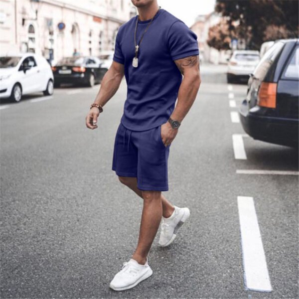 Short Sleeve Shorts Two-Piece Sports And Leisure - Image 4