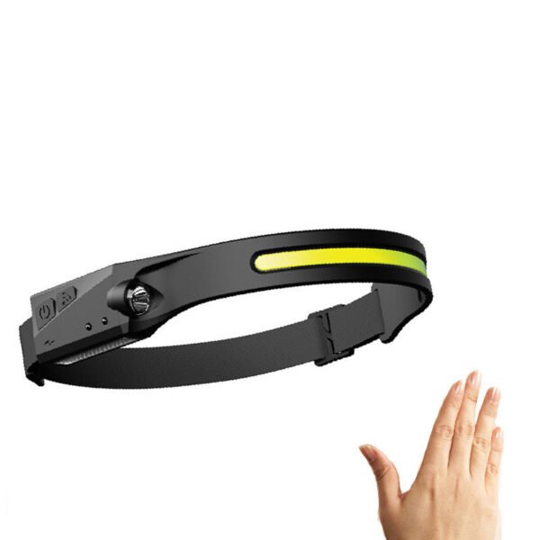 COB LED Induction Riding Headlamp Flashlight USB Rechargeable Waterproof Camping Headlight With All Perspectives Hunting Light - Image 2