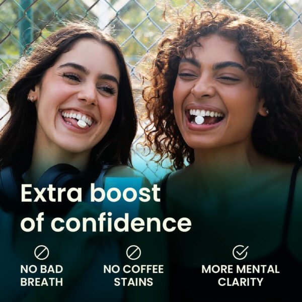 Energy Caffeine Nootropics Mints For Energy & Focus - Sugar-Free With L-theanine, Caffeine, Vitamin B12 & Vitamin B6 - Image 8