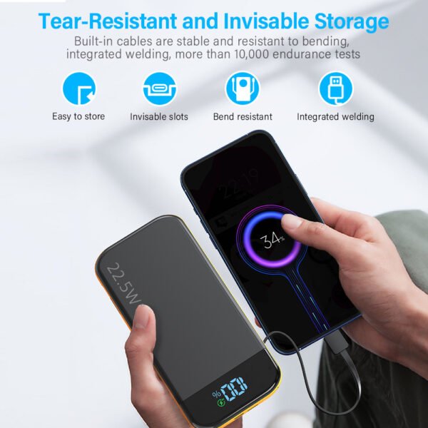 Comes With A 2-wire Digital Display Super Fast Charging Power Bank - Image 9