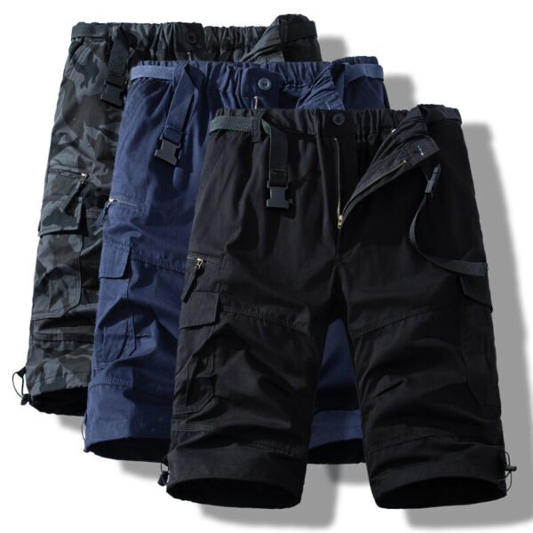 Summer Cotton Thin Overalls For Men - Image 2