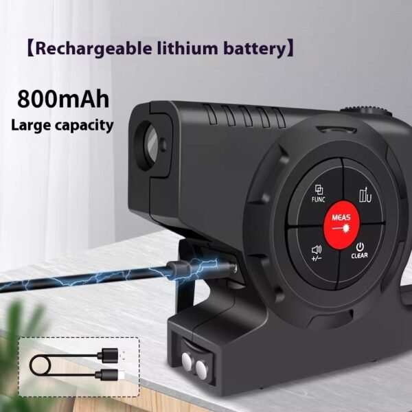 SKTM02 Laser Tape Digital Display Laser Range Finder Three-in-one Intelligent Electronic Measuring Scale Charging - Image 5