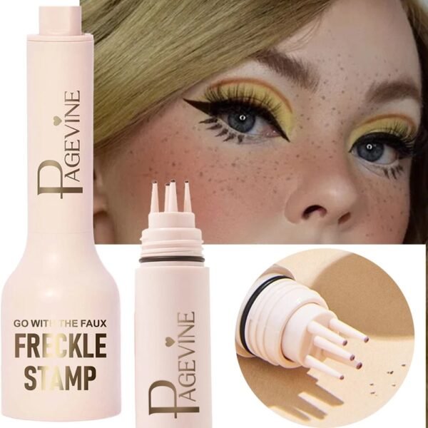 Five Point Freckle Stamp Pen Liquid Air Cushion Natural-Look Lifelike Freckle Quick-Dry Dot Spot Mole Effortless Lasting Makeup - Image 7