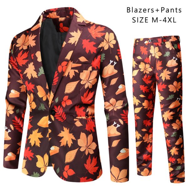 Digital New Print Leisure Suits For Men Two-piece Set - Image 8