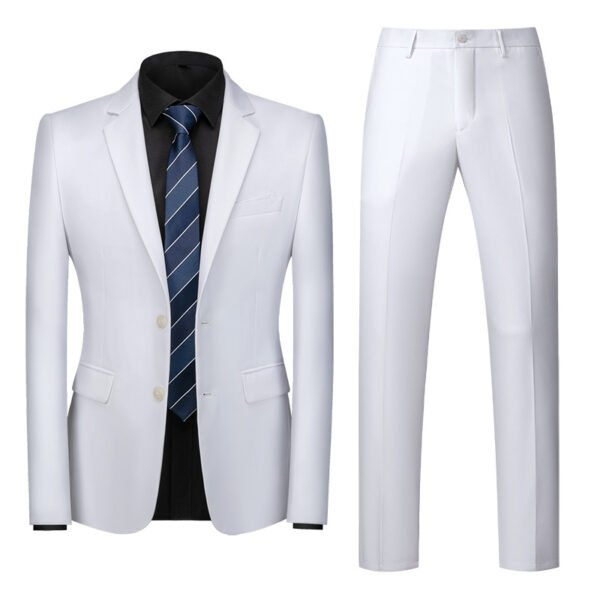 Two-piece Suit With Two Buttons For Wedding - Image 4