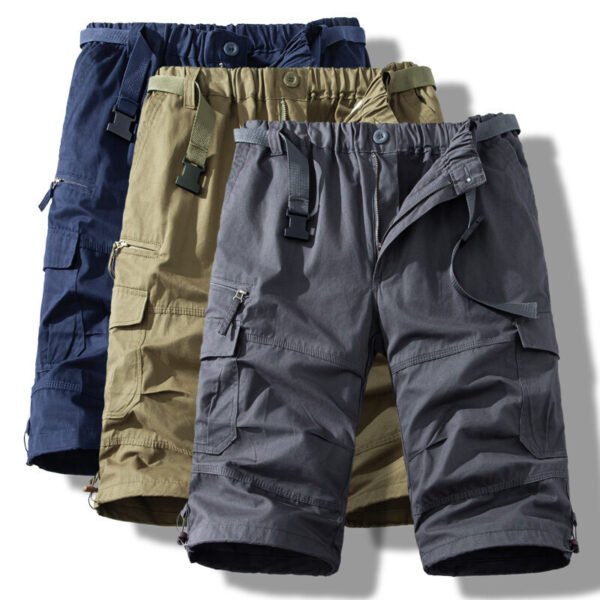 Summer Cotton Thin Overalls For Men - Image 7