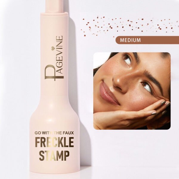 Five Point Freckle Stamp Pen Liquid Air Cushion Natural-Look Lifelike Freckle Quick-Dry Dot Spot Mole Effortless Lasting Makeup - Image 3