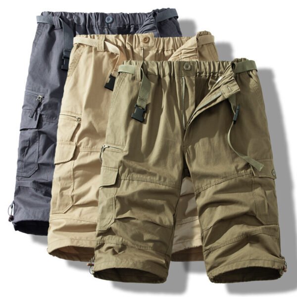 Summer Cotton Thin Overalls For Men - Image 6