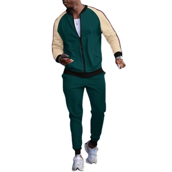 Sports Casual Sweater And Pants Zipper Set - Image 7