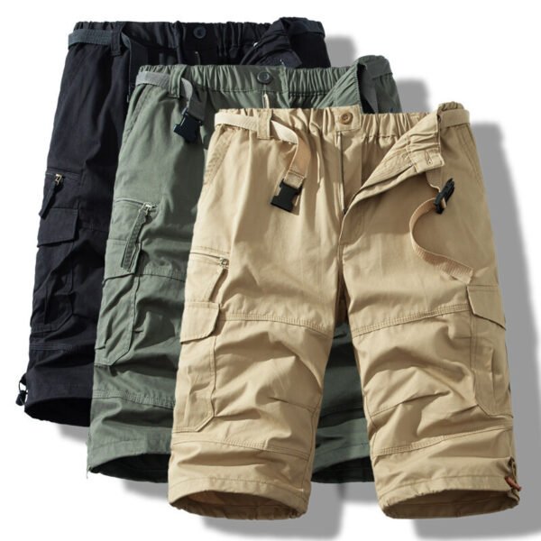 Summer Cotton Thin Overalls For Men - Image 9