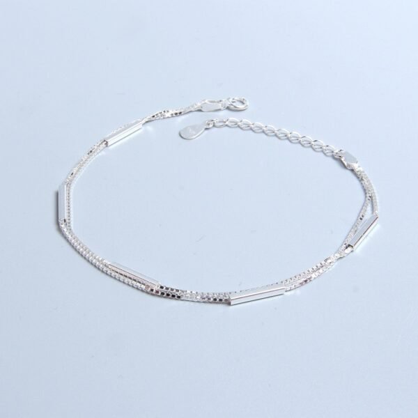 925 Sterling Silver Stick Bracelet