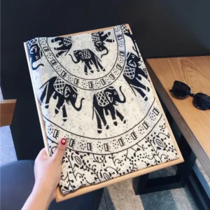 Cotton And Linen Ethnic Style Fake Sunscreen Scarf